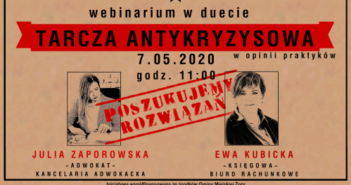 Webinar w duecie - TARCZA ANTYKRYZYSOWA