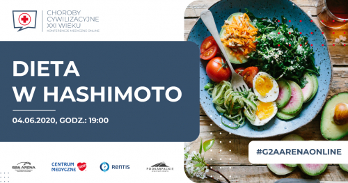 DIETA W HASHIMOTO / KONFERENCJA MEDYCZNA ONLINE/ 4 CZERWCA godz. 19:00