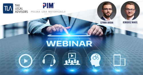 Webinar TLA - COVID-19 a Ceny transferowe -  jak zarządzić cenami transferowymi? Webinarium TLA dla Polskiej Izby Motoryzacji oraz Sektorowej Rady ds. Kompetencji Motoryzacja i Elektromobilność