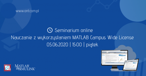 Nauczanie z wykorzystaniem MATLAB Campus Wide License