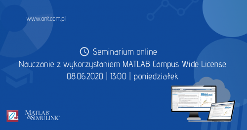 Nauczanie z wykorzystaniem MATLAB Campus Wide License