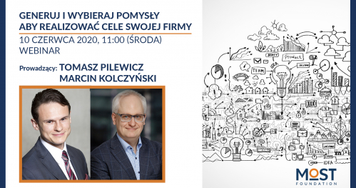 Generuj i wybieraj pomysły aby realizować cele swojej firmy | Webinar
