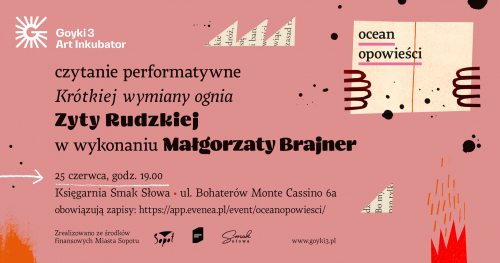 Czytanie performatywne  w cyklu "Ocean opowieści"