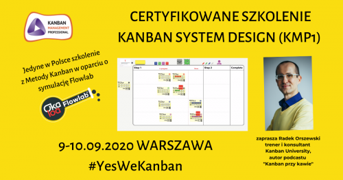 Certyfikowane szkolenie Kanban System Design (KMP1)