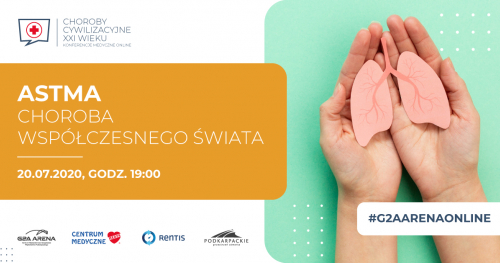 ASTMA / KONFERENCJA MEDYCZNA ONLINE/ 20 LIPCA godz. 19:00