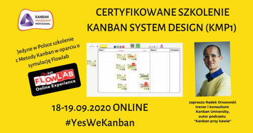 Szkolenie Kanban System Design (KMP1) Online!