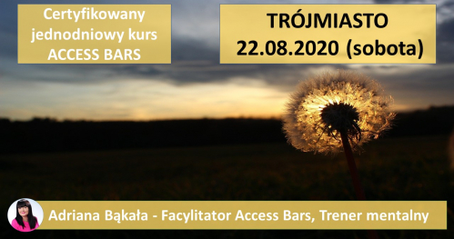 Certyfikowany jednodniowy kurs ACCESS BARS - KLASA BARS Trójmiasto