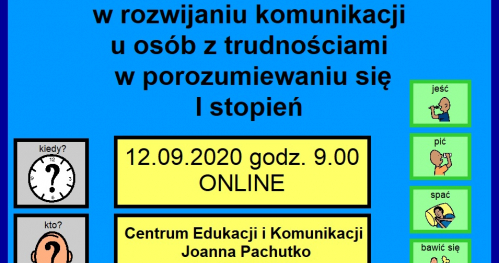 Program Boardmaker w rozwijaniu komunikacji u osób z trudnościami w porozumiewaniu się- I stopień