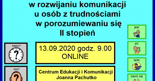 Program Boardmaker w rozwijaniu komunikacji u osób z trudnościami w porozumiewaniu się- II stopień