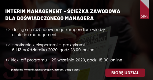 Interim Management - ścieżka zawodowa dla doświadczonego managera