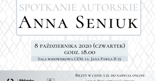 Spotkanie autorskie z Anną Seniuk