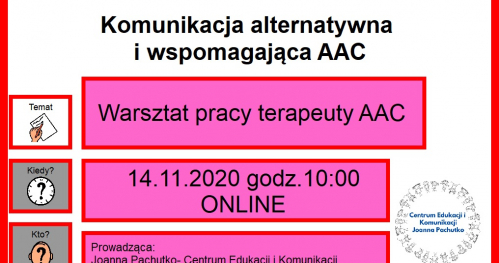 Warsztat pracy terapeuty AAC