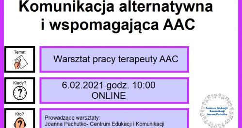 Warsztat pracy terapeuty AAC
