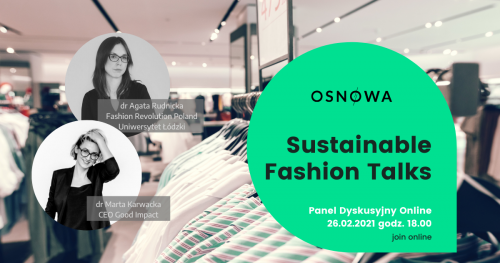 Sustainable Fashion Talks. Panel dyskusyjny online.