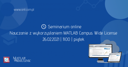 Nauczanie z wykorzystaniem MATLAB Campus Wide License | Politechnika Krakowska