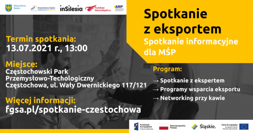 Dowiedz się jak zdobyć rynki zagraniczne! - spotkanie w Częstochowie