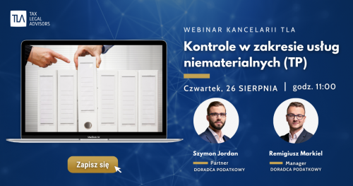 Webinar TLA - Kontrole w zakresie usług niematerialnych (TP)