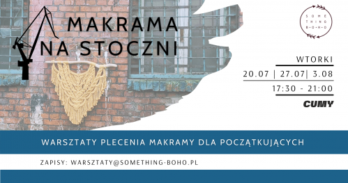 Makrama na stoczni - warsztaty dla początkujących