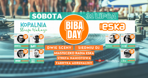 ★Weekendowa BIBA DAY w Kopalni Strefie Wakacji!★