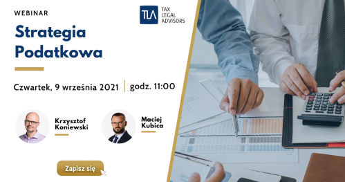 Webinar TLA - Strategia Podatkowa