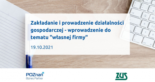 Zakładanie i prowadzenie działalności gospodarczej - wprowadzenie do tematu "własnej firmy"