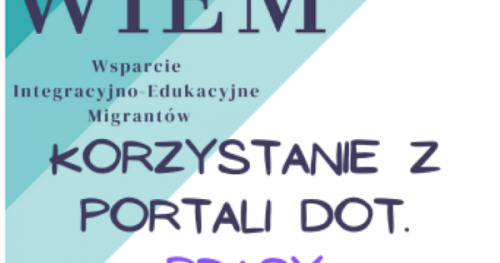 Korzystanie z portali internetowych w celu poszukiwania pracy w Polsce (WIEM) 12.10 wtorek