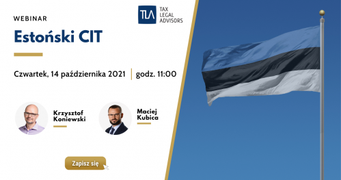 Webinar TLA - Estoński CIT