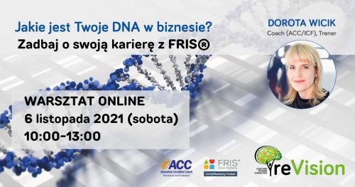 Jakie jest Twoje DNA w biznesie? Zadbaj o swoją karierę z FRIS® (8. FESTIWAL FRIS)