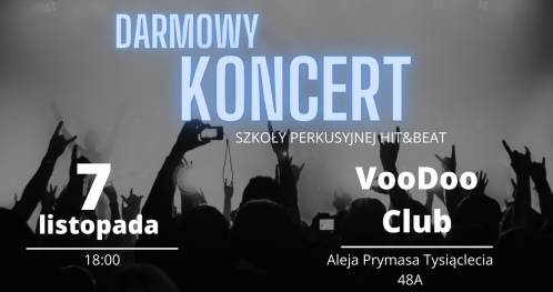 Koncert szkoły perkusyjnej HIT&BEAT w Warszawie!