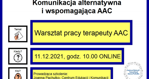 Warsztat pracy terapeuty AAC