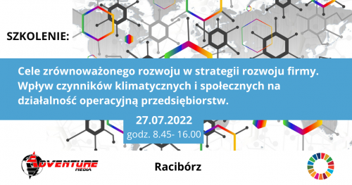 Cele Zrównoważonego Rozwoju w strategii rozwoju firmy. Wpływ czynników klimatycznych i społecznych na działalność przedsiębiorstwa.