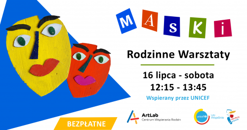 Picasso na tapecie papierowe maski - rodzinne warsztaty - bezpłatne