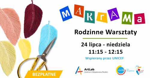 Makrama / listeczki - rodzinne warsztaty - bezpłatne