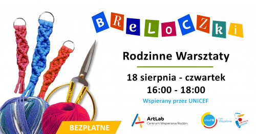 Breloczki makramowe - rodzinne warsztaty - bezpłatne