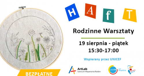 Haft - bezpłatne - rodzinne warsztaty