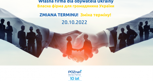 ZMIANA TERMINU/Зміна терміну  Własna firma dla obywatela Ukrainy / Власна фірма для громадянина України
