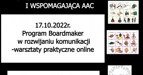 Program Boardmaker w rozwijaniu komunikacji- warsztaty praktyczne