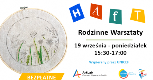 Haft - bezpłatne - rodzinne warsztaty