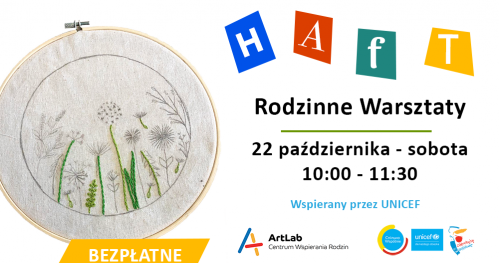 Haft - bezpłatne - rodzinne warsztaty