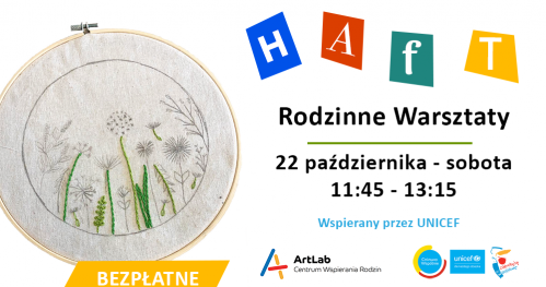 Haft - bezpłatne - rodzinne warsztaty