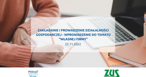 Zakładanie i prowadzenie działalności gospodarczej - wprowadzenie do tematu "własnej firmy"