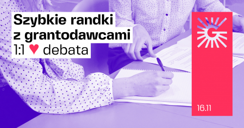 Szybkie randki z grantodawcami. UM Gdynia
