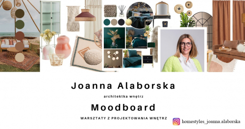 Moodboard - Warsztaty z projektowania wnętrz 23.11.2022