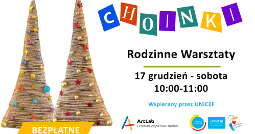 DIY edycja świąteczna - rodzinne warsztaty - bezpłatne