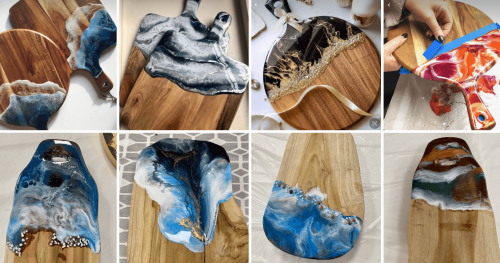 Warsztaty Epoxy Resin - zdobienie drewnianych desek żywicą epoksydową