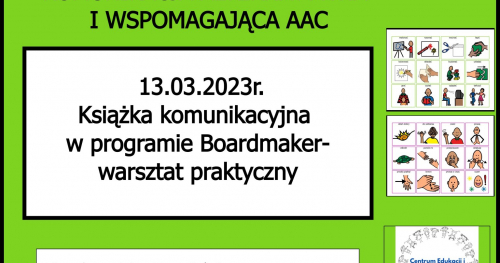 Książka komunikacyjna w Programie Boardmaker- warsztat praktyczny