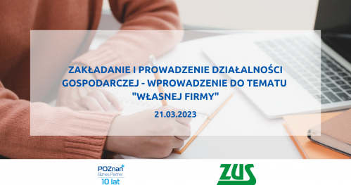 Zakładanie i prowadzenie działalności gospodarczej - wprowadzenie do tematu "własnej firmy"