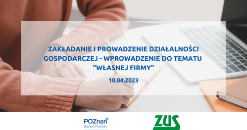 Zakładanie i prowadzenie działalności gospodarczej - wprowadzenie do tematu "własnej firmy"