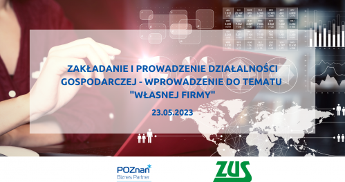 Zakładanie i prowadzenie działalności gospodarczej - wprowadzenie do tematu "własnej firmy"