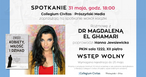 KOBIETY, MIŁOŚĆ I DŻIHAD Muzułmański świat oczami kobiet - spotkanie z dr Magdaleną El Ghamari w Collegium Civitas